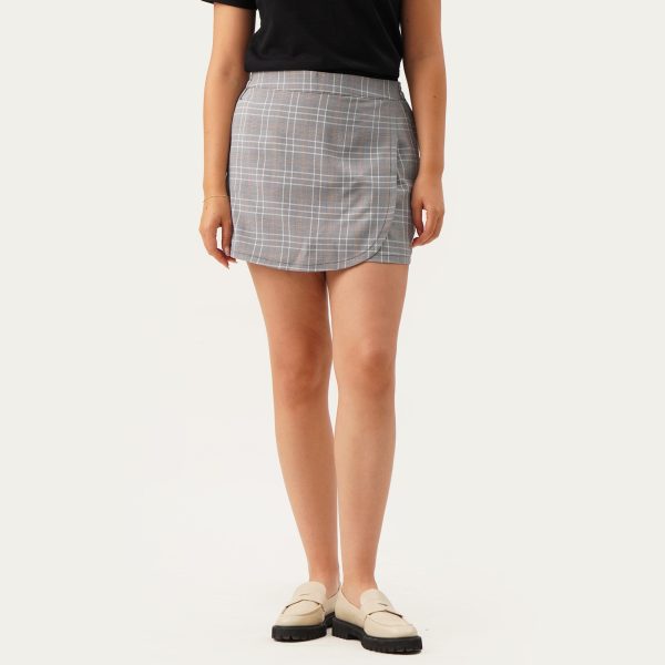 Plaid Skort